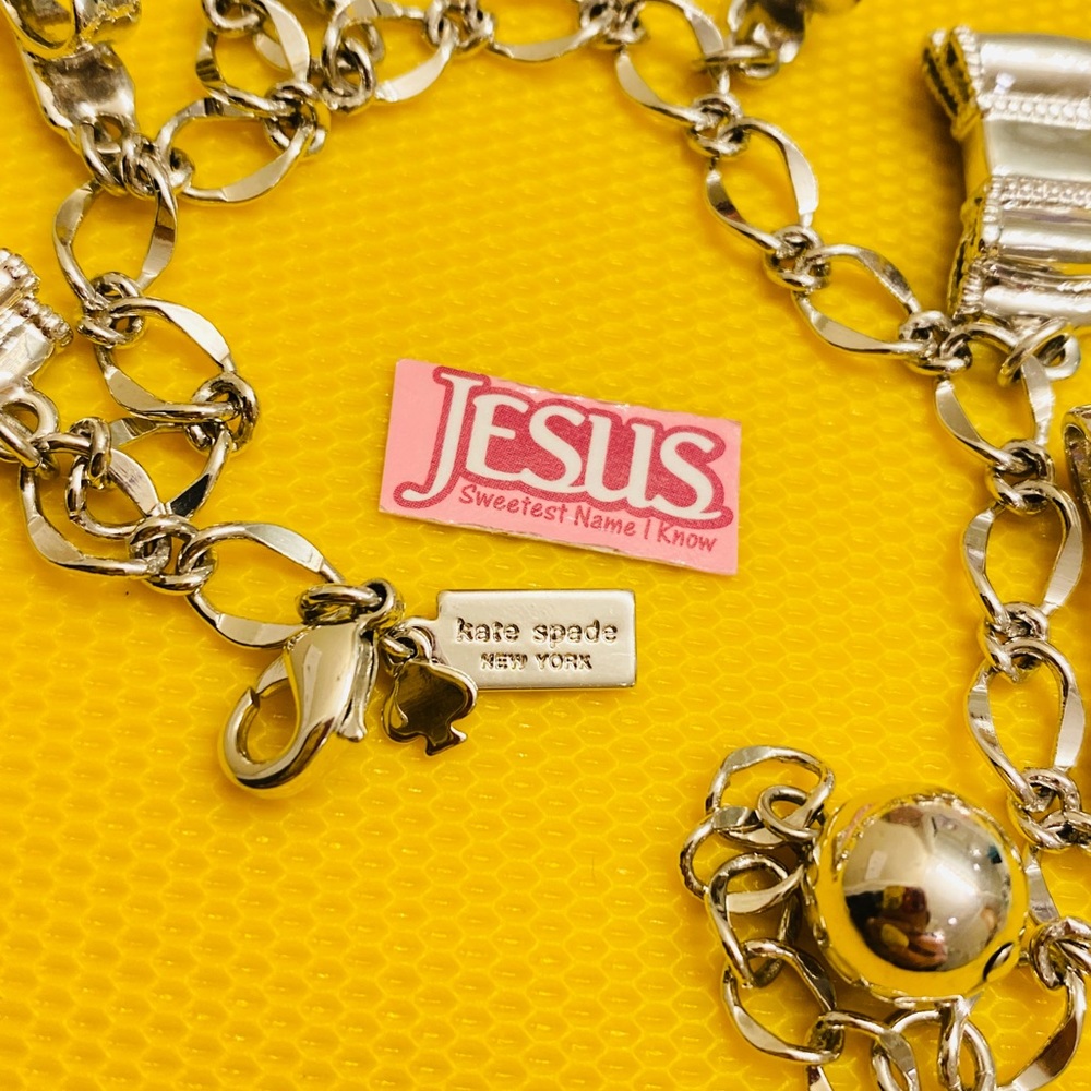 NWOT "HOST PICK 2 TIMES" Kate Spade Charm Bracelet - Picture 8 of 15